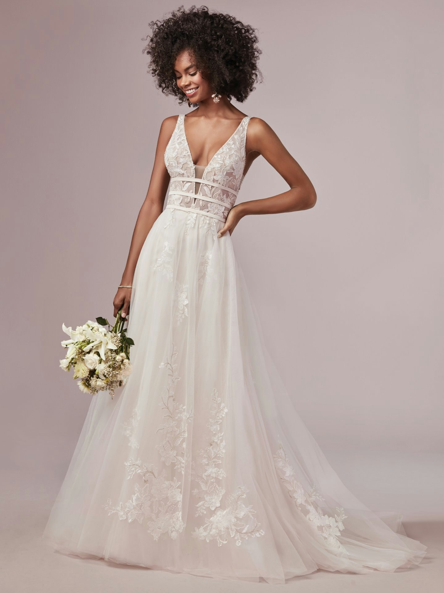 Raelynn Lace A-Line Bridal Dress ...